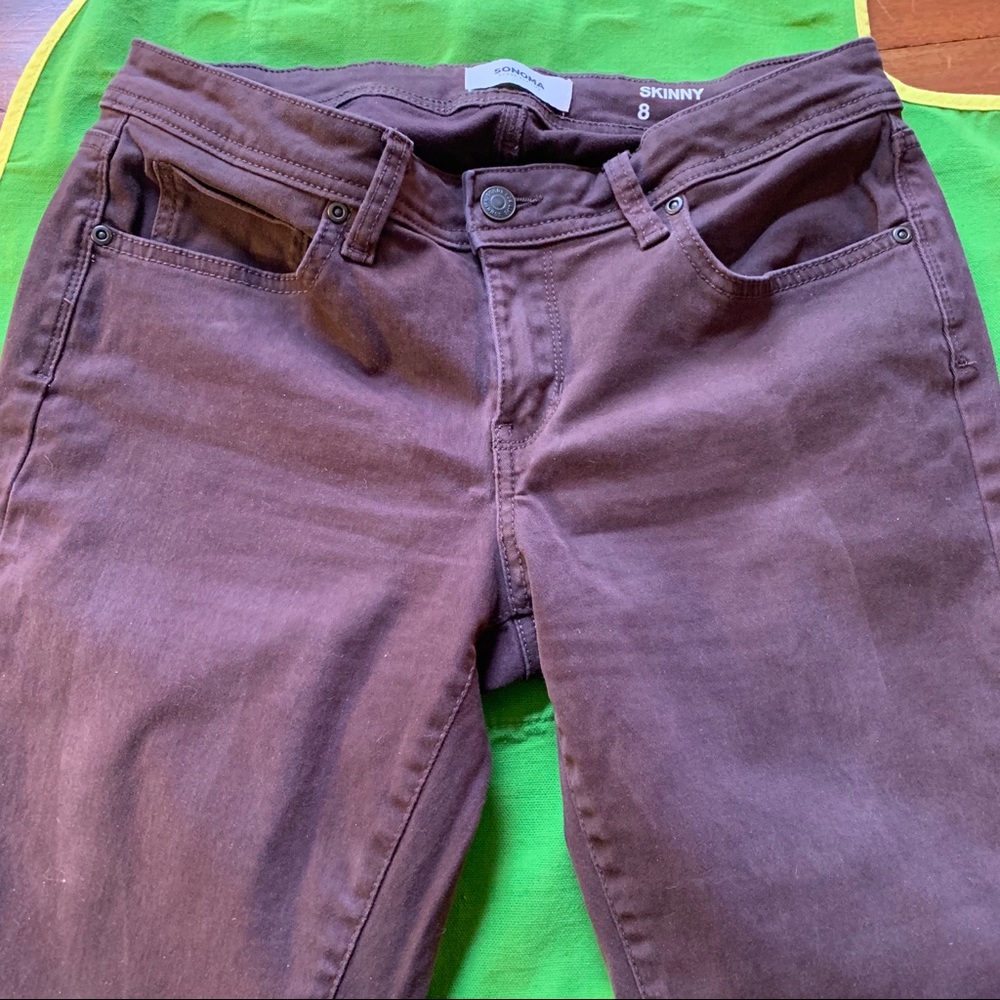 Dark Brown Sonoma Skinny Jeans